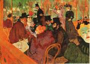  Henri  Toulouse-Lautrec Moulin Rouge Norge oil painting reproduction